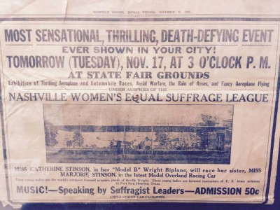 Stinson Girls in the News, 1914